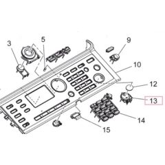 Min A3PEPP0W00 Lensstart key B195/B215