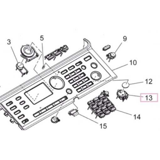 Min A3PEPP0W00 Lensstart key B195/B215