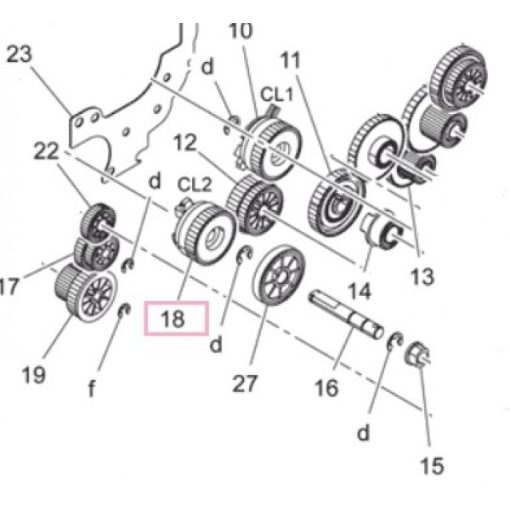 Min A3PEPP6Y00 Clutch B215