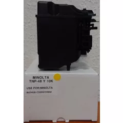   MINOLTA C3350/3850 TNP48Y Utángyártott Ecopixel Sárga Toner