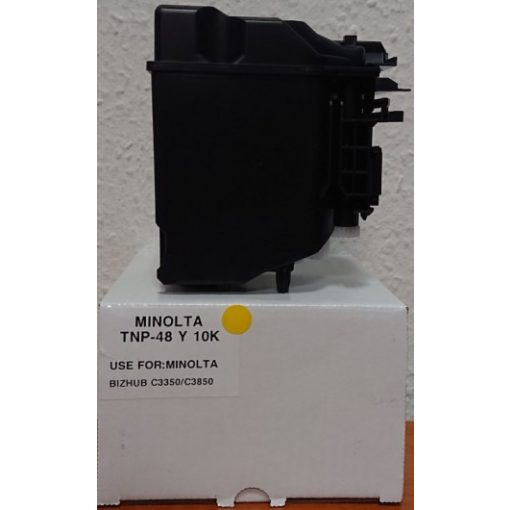 MINOLTA C3350/3850 TNP48Y Utángyártott Ecopixel Sárga Toner