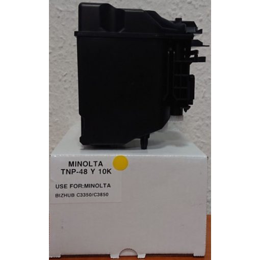 MINOLTA C3350/3850 TNP48Y Utángyártott Ecopixel Sárga Toner