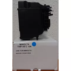   MINOLTA C3350/3850 TNP48C Utángyártott Ecopixel Cián Toner