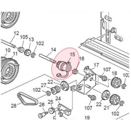 RI AX20 0301 Magnet clutch MP1350