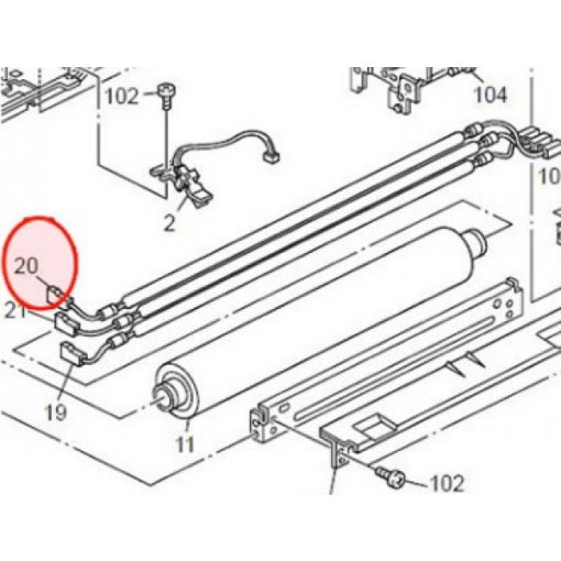 RI AX44 0248 Heater 230V/900W MP1350