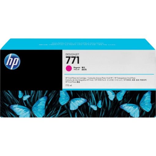 HP B6Y09A HP771 Genuin Magenta Plotter Ink Cartridge