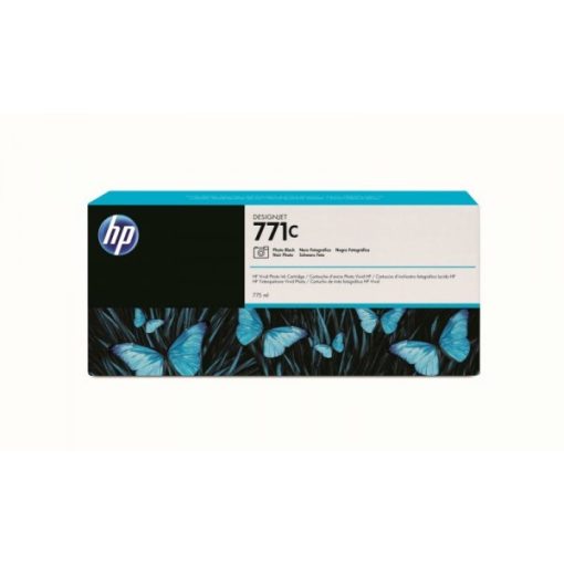 HP B6Y13A HP771 Genuin Photo Black Plotter Ink Cartridge