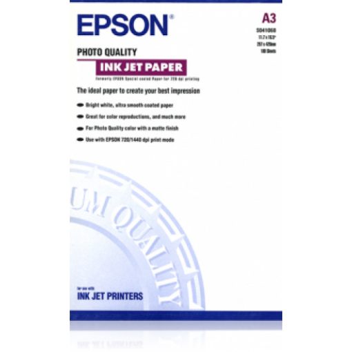 P Epson A/3 Fotópapír 100Lap 104g (Eredeti)