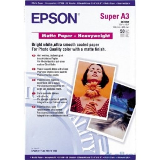 Epson A/3+ Matt Papír 50Lap 167g (Eredeti)