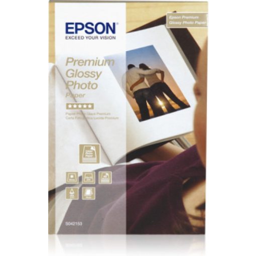 Epson 10x15 Prémium Fényes Fotópapír 40Lap 255g (Eredeti)