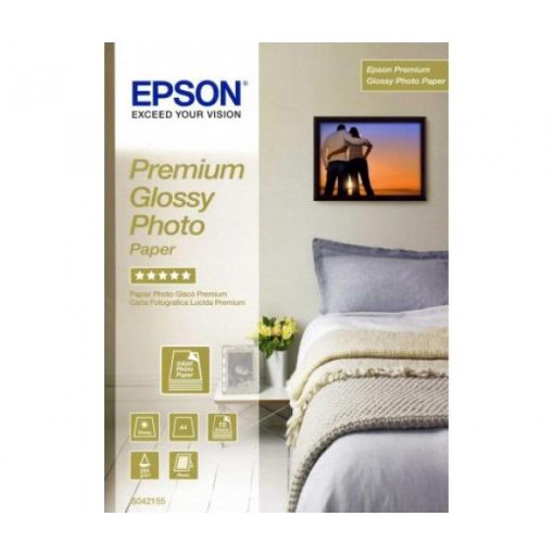 Epson A/4 Prémium Fényes Fotópapír 2x15lap 255g (Genuin)