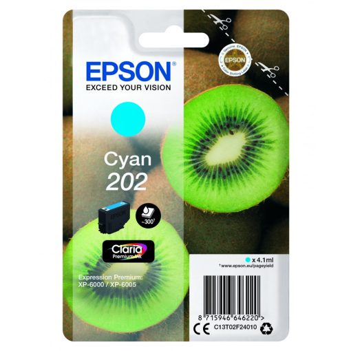 Epson T02F2 Genuin Cyan Ink Cartridge