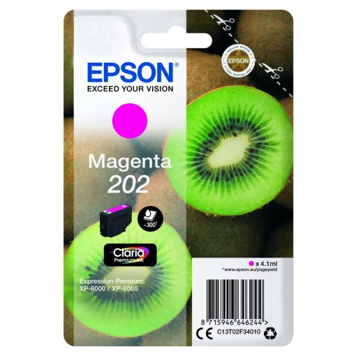 Epson T02F3 Eredeti Magenta Tintapatron
