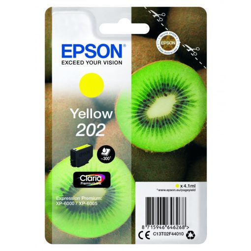Epson T02F4 Genuin Yellow Ink Cartridge