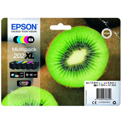 Epson T02G7 Genuin Multipack Ink Cartridge