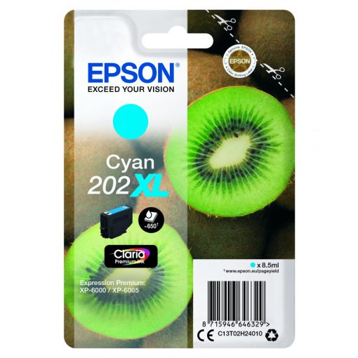 Epson T02H2 Eredeti Cyan Tintapatron
