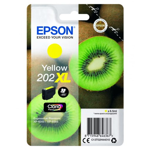 Epson T02H4 Genuin Yellow Ink Cartridge