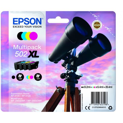 Epson T02W6 Genuin Multipack Ink Cartridge