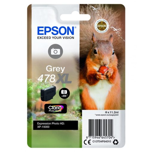 Epson T04F6 Eredeti Szürke Tintapatron