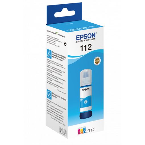 Epson T06C2 No.112 Eredeti Cyan Tintapatron