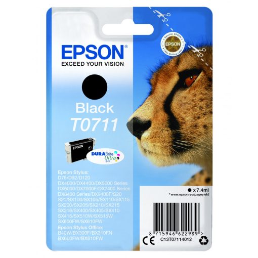 Epson T0711 Eredeti Fekete Tintapatron