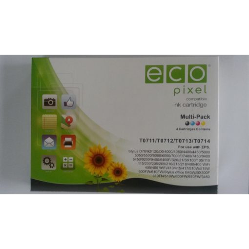EPSON T07154010 BRAND Compatible Ecopixel Multipack Ink Cartridge