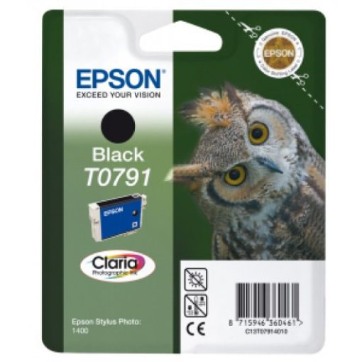 Epson T0791 Eredeti Fekete Tintapatron