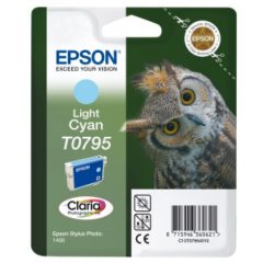 Epson T0795 Genuin Világos Cyan Ink Cartridge