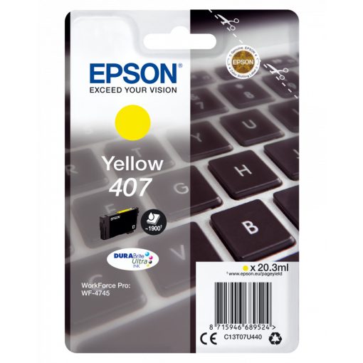 Epson T07U4 Patron Yellow 20,3ml /o/