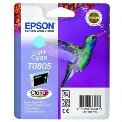 Epson T0805 Genuin Világos Cyan Ink Cartridge