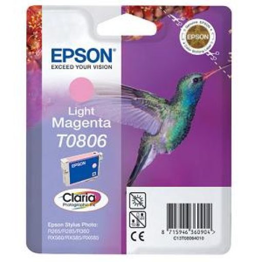 Epson T0806 Eredeti Világos Magenta Tintapatron