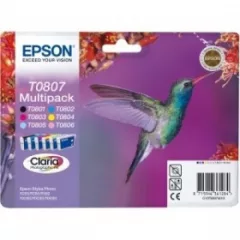 Epson T0807 Genuin Multipack Ink Cartridge