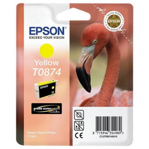 Epson T0874 Eredeti Yellow Tintapatron