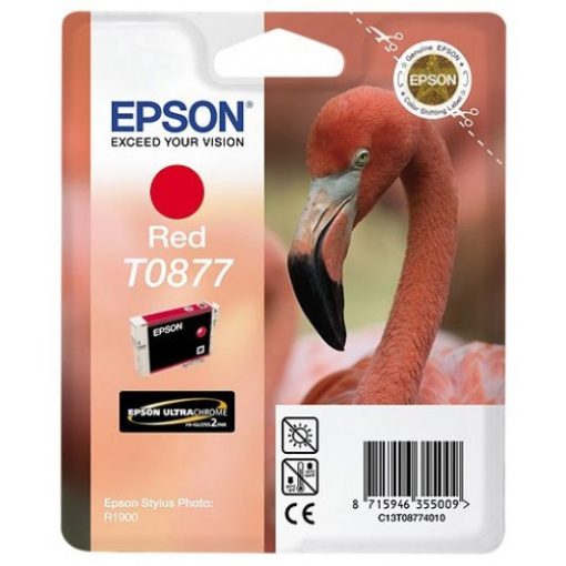 Epson T0877 Eredeti Piros Tintapatron