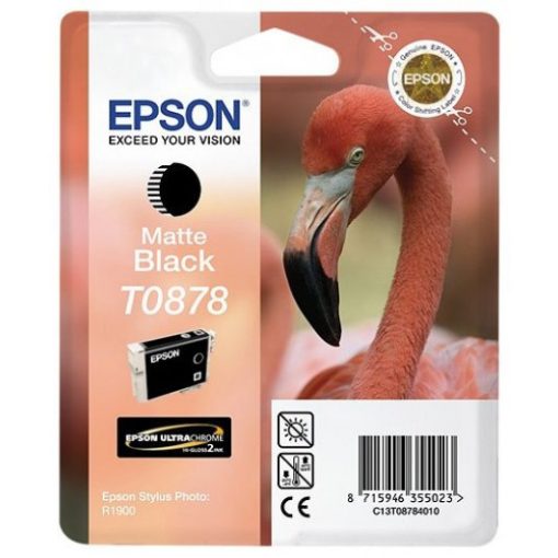 Epson T0878 Eredeti Matt Fekete Tintapatron