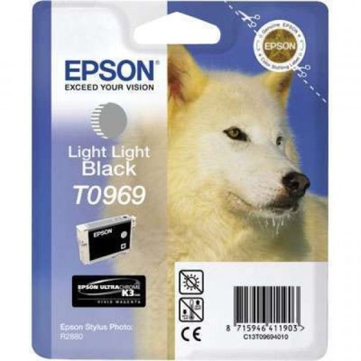 Epson T0969 Genuin Világos Világos Black Ink Cartridge