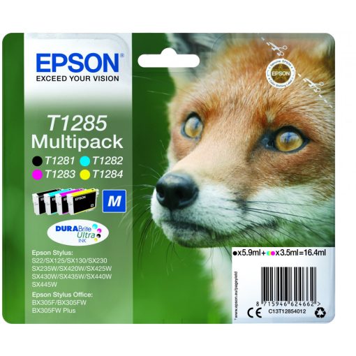 Epson T1285 Genuin Multipack Ink Cartridge