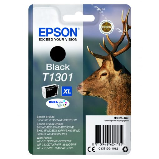 Epson T1301 Eredeti Fekete Tintapatron