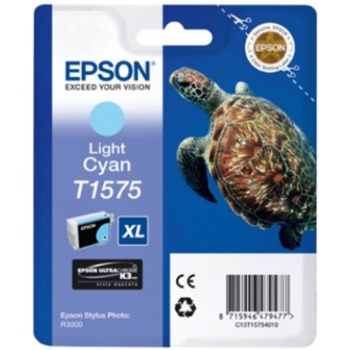 Epson T1575 Genuin Világos Cyan Ink Cartridge