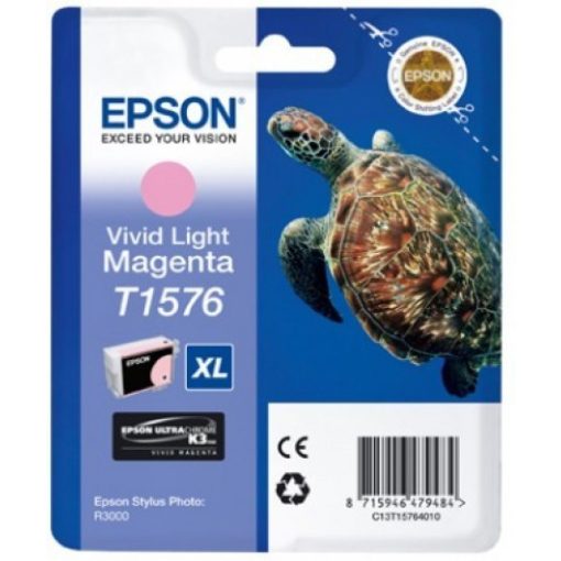 Epson T1576 Eredeti Világos Magenta Tintapatron