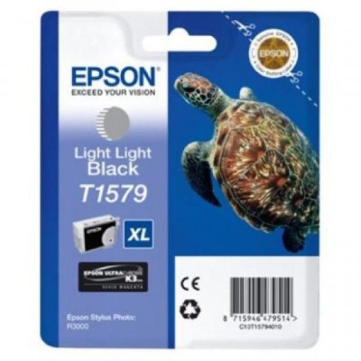 Epson T1579 Genuin Világos Világos Black Ink Cartridge