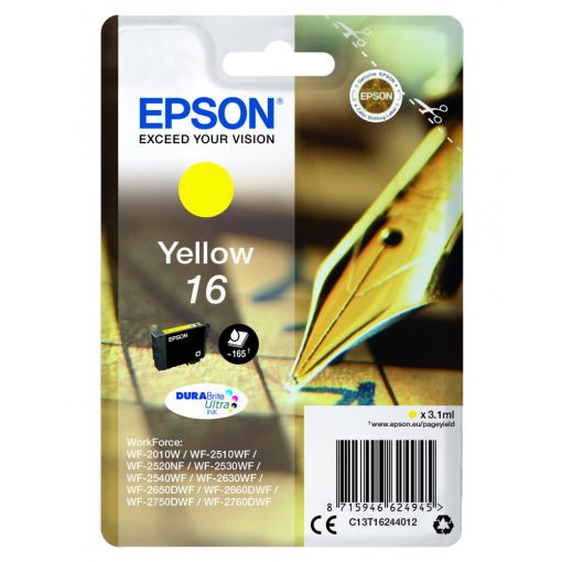 Epson T1624 Eredeti Yellow Tintapatron