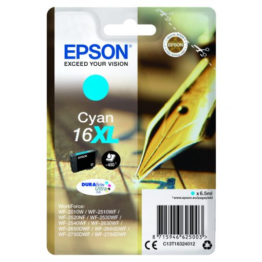 Epson T1632 Genuin Cyan Ink Cartridge