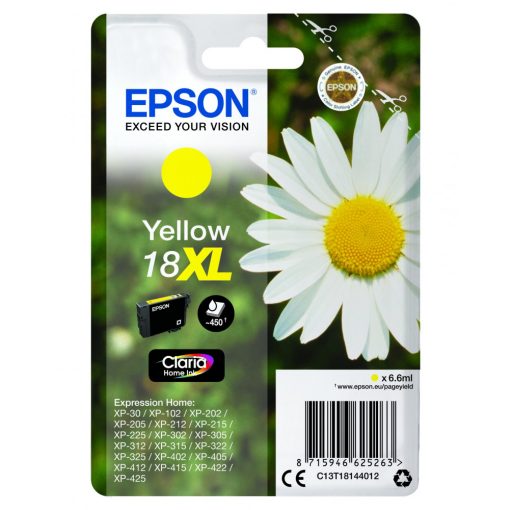 Epson T1814 Eredeti Yellow Tintapatron