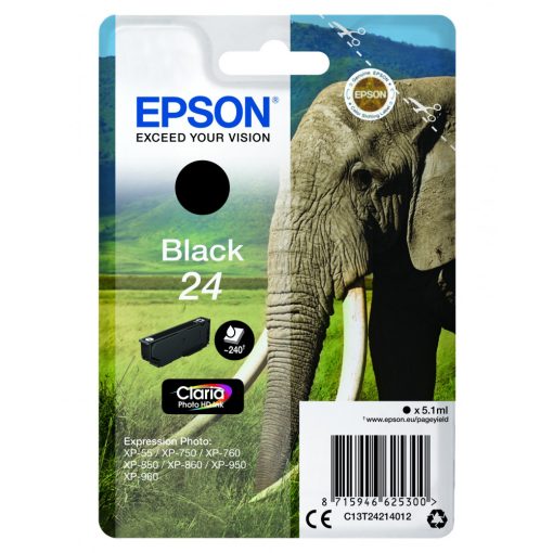 Epson T2421 Eredeti Fekete Tintapatron