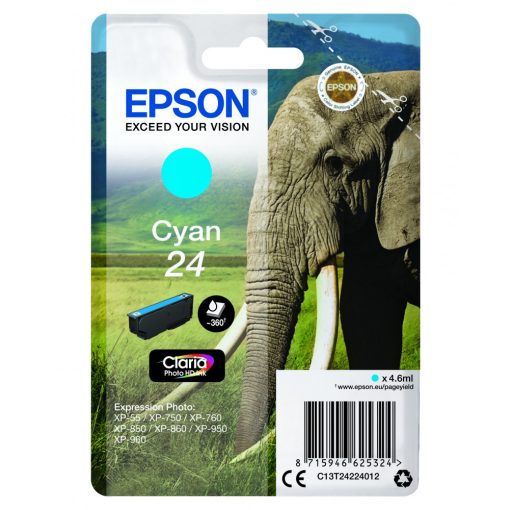 Epson T2422 Genuin Cyan Ink Cartridge