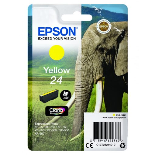 Epson T2424 Eredeti Yellow Tintapatron