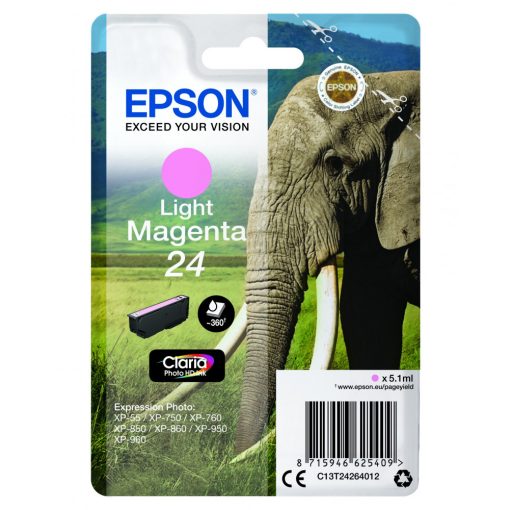 Epson T2426 Eredeti Világos Magenta Tintapatron