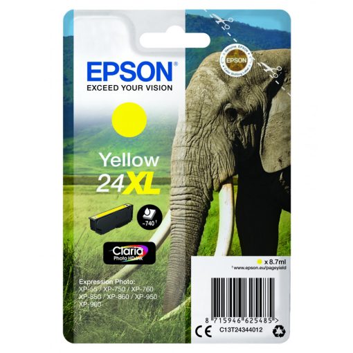 Epson T2434 Eredeti Yellow Tintapatron