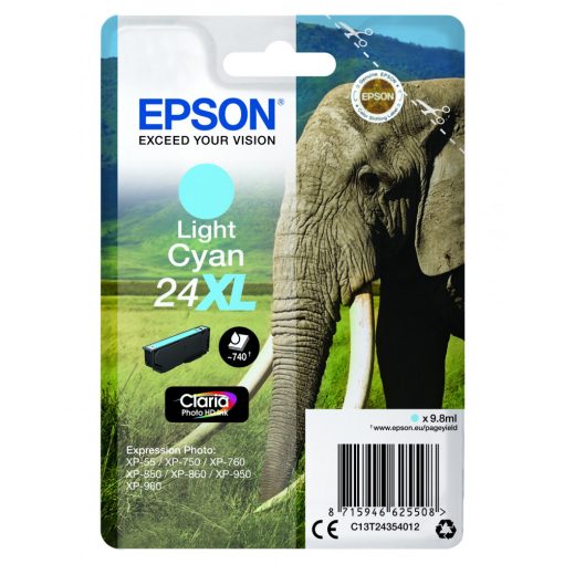 Epson T2435 Genuin Világos Cyan Ink Cartridge